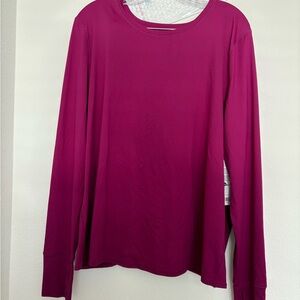 Athleta Sunlover UPF Tulip Back Top NWT size xl magenta